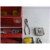 Image 7 : Precision Screwdriver Set, Hammer, Pliers, Measuring Tape, Metal Tool Box, Misc Hardware
