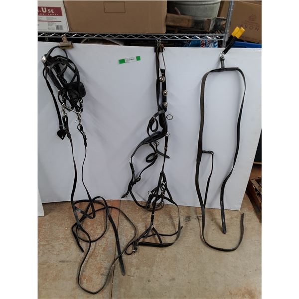 Single Pony Harness, Bridle, Reins