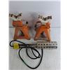 Image 5 : (2) Jack Stands, 1000W Bucket Heater
