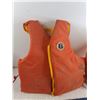 Image 2 : (2)  Life Vests - Size XS, Level - Pickup Only