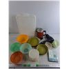 Image 1 : Tupperware Dishes & Lids, Kettle, YouMobile Hair Dryer