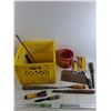 Image 1 : Brush, Dry Wall Tools, Milk Crate, Chisels, Drill Mixer, Cannot Ship