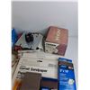 Image 7 : Sanding Belts, Sandpaper, Light Bulbs, Paint Brush, Milk Crate, Wire, Misc