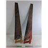 Image 1 : (2) 29"  Handsaws - Cannot Ship