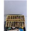 Image 5 : Metal Tackle Box 13" x 6" x 6", Fish Baits, Hooks, Misc Fishing Supplies