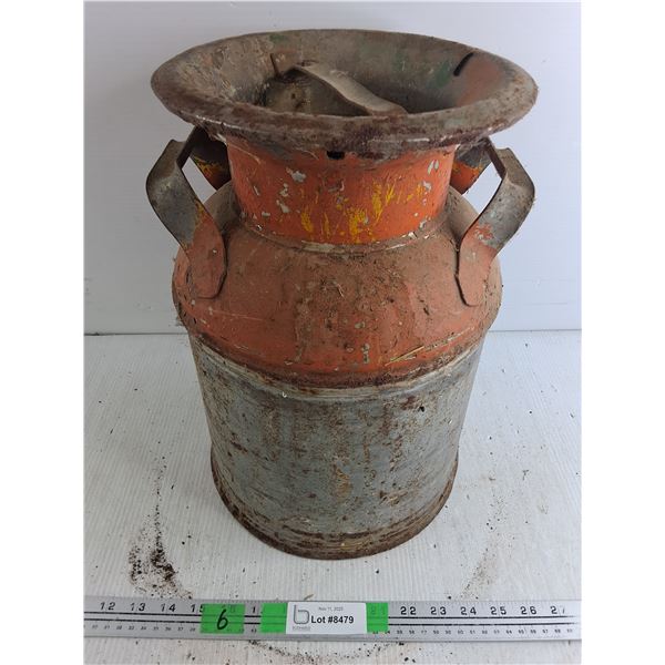 **Vintage Cream Can 15" x 10", Cannot Ship