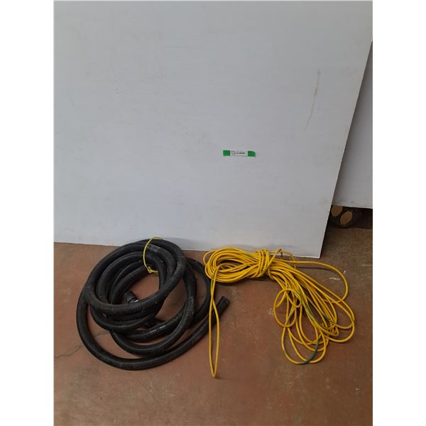 Vacuum Hose, Extension Cord - Approx 27ft, As Is