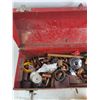 Image 2 : Pipe Fittings, Hoses, Valves, Metal Tool Box, Misc Plumbing Supplies - Cannot Ship