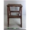 Image 1 : Wooden Step Stool 20" x 13" x 6", Cannot Ship