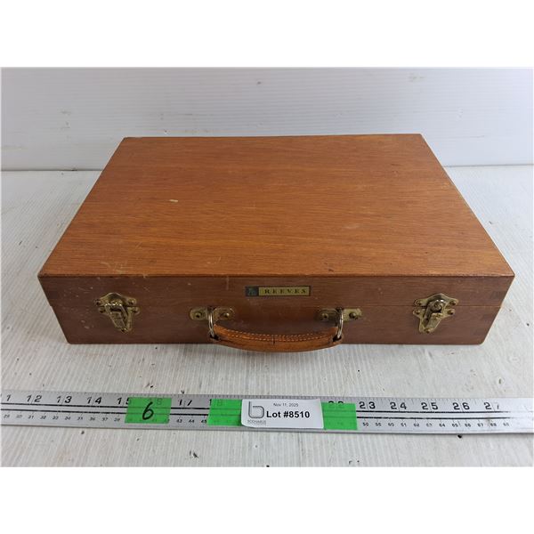 Reeves Wooden Case 15" x 11" x 3"