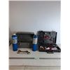 Image 1 : (2) Propane Bottles, Toolkit With Various Handheld Tools