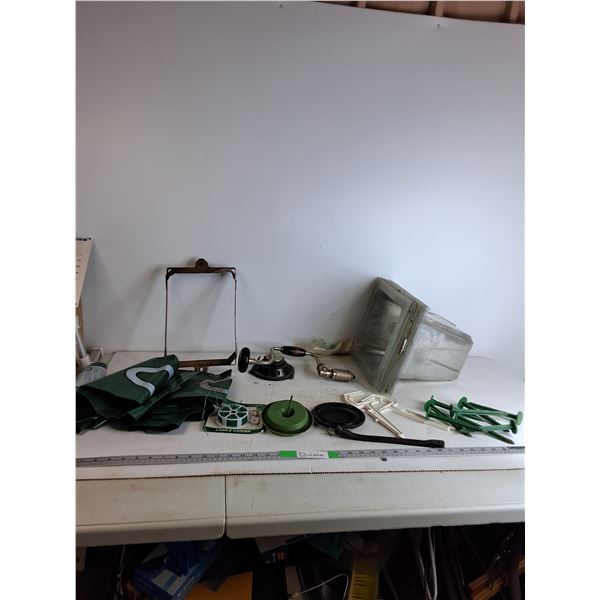 Hand Drill, Garden Pegs, Flower Pouches, Misc