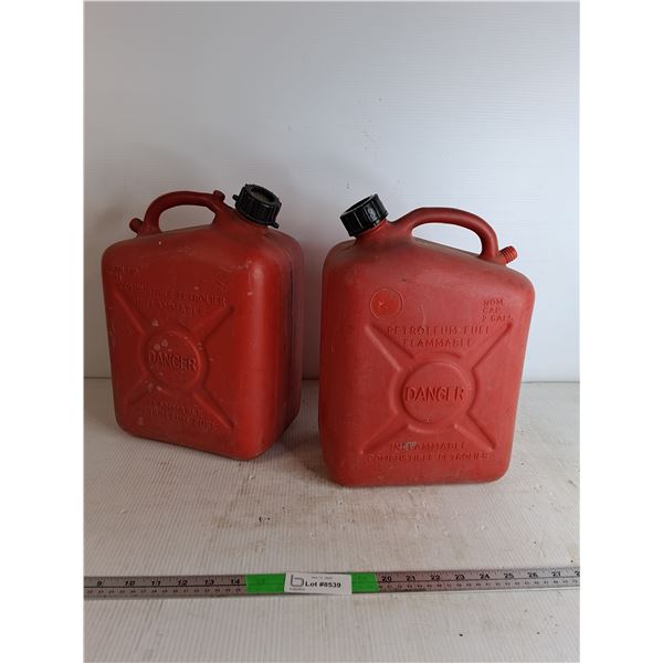 (2) 10L Jerry Cans-Cannot Ship
