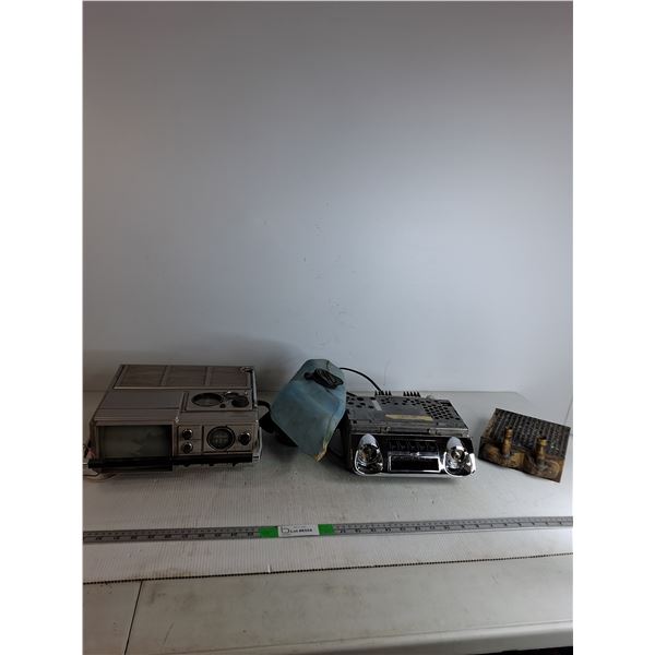 Vintage Delco AM Car Radio, Heater Core, Vintage Portable Radio