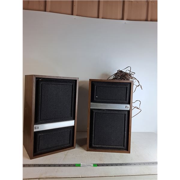 (2) Vintage Electrohome Bookshelf Speaker