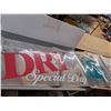 Image 2 : Molson Dry Special Dry Sign 6ft x2ft