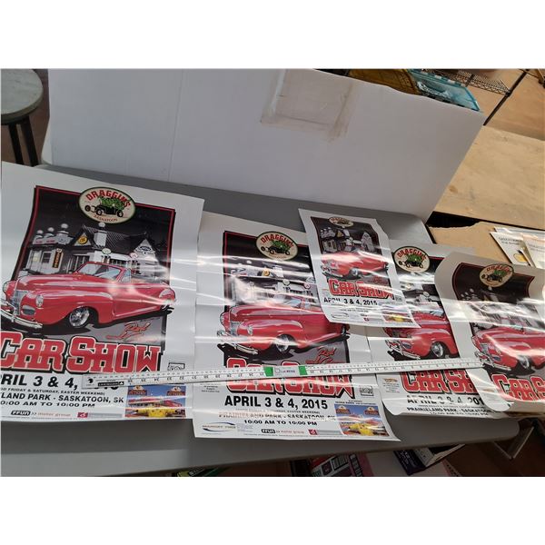 Saskatoon Draggins Car Show Posters 2015