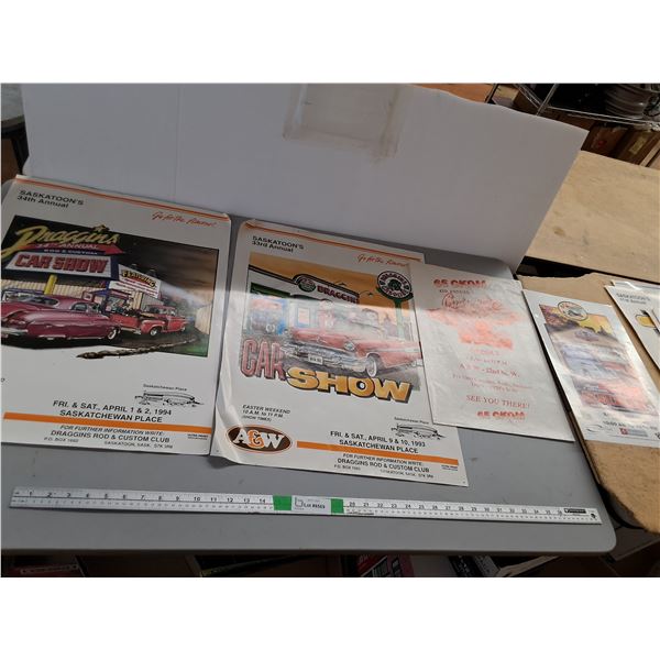 Saskatoon Draggins Car Show Posters
