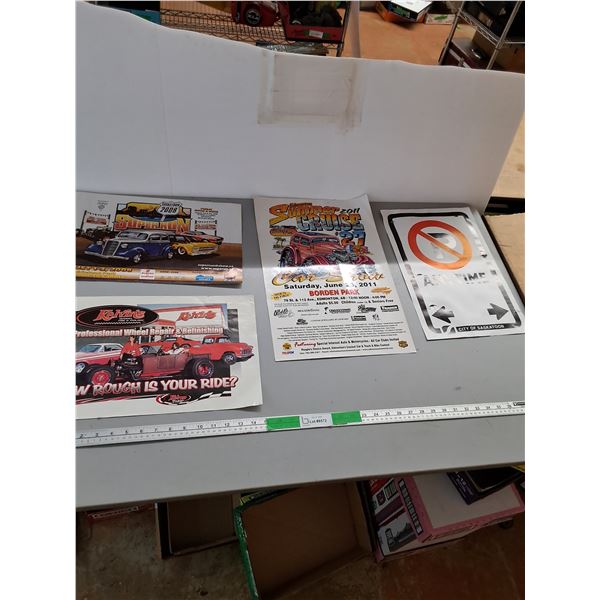 Saskatoon Supermans Posters, Edmontons Summer Cruise Posters, No Parking Poster, Misc