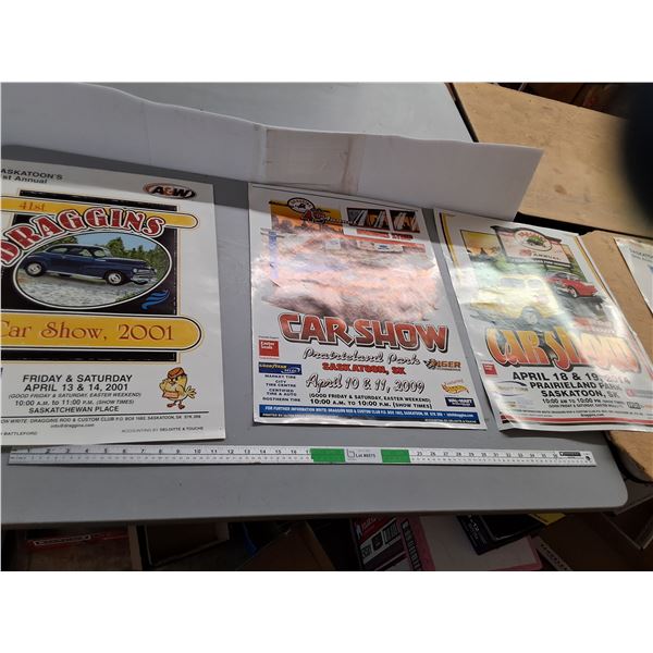 Saskatoon Draggins Car Show Posters