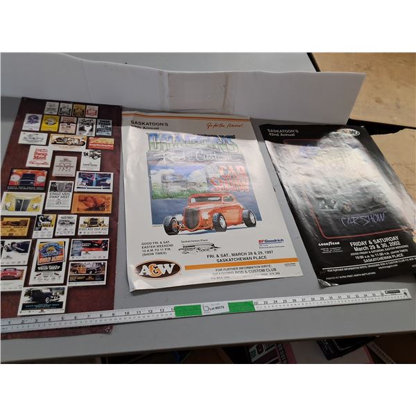 Saskatoon Draggins Car Show Posters