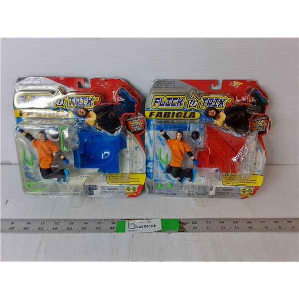 (2) Flick n Trix Fabiola In-line Skate Toys- Sealed