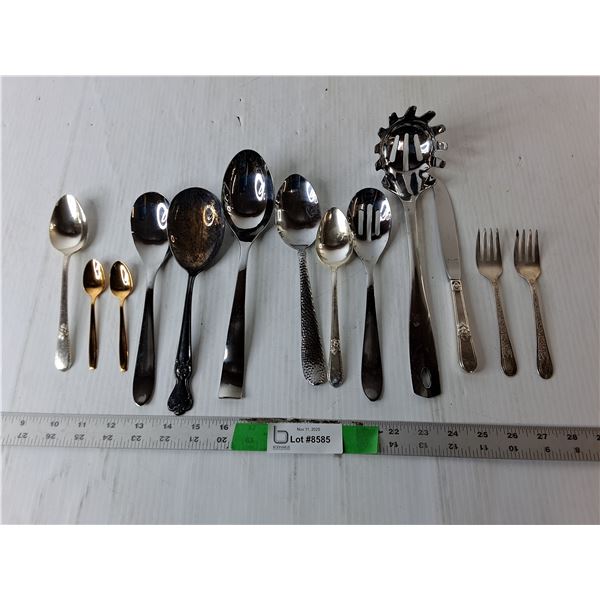 Utensils- Serving Spoons, Forks, Knife