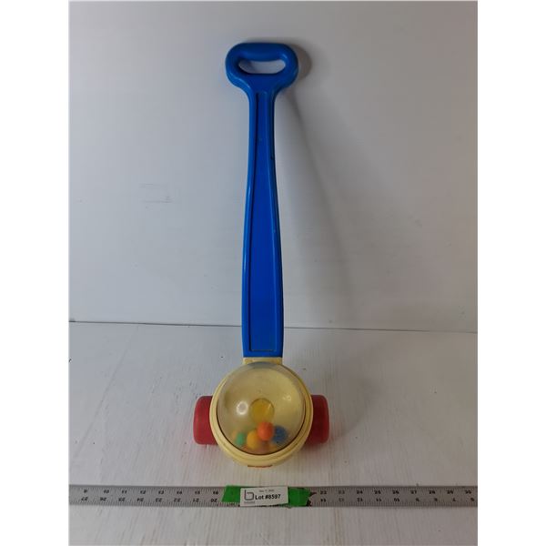 Fisher Price Rolling Corn Popper Toy 23" Tall, Pickup Preferred