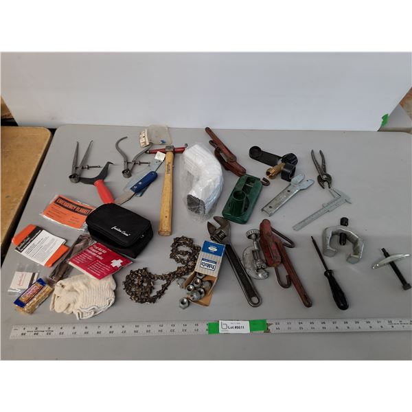 Mini Automotive Emergency Kit, Gutter Downspout Elbow, Wrench, Misc