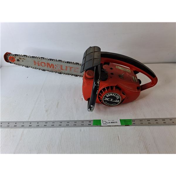 Homelite XL2 Chainsaw- As Is, No Pull-Cannot Ship