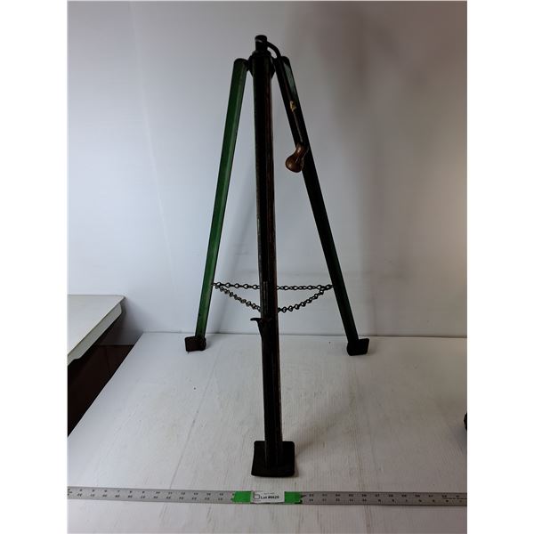 Vintage Tripod Jack Stand 33.5", Cannot Ship