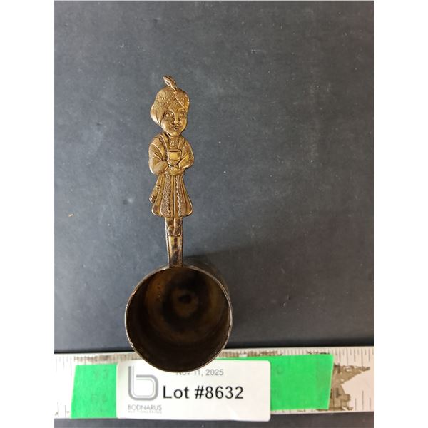 Brass Nabob Genie Coffee Scoop 4.25"