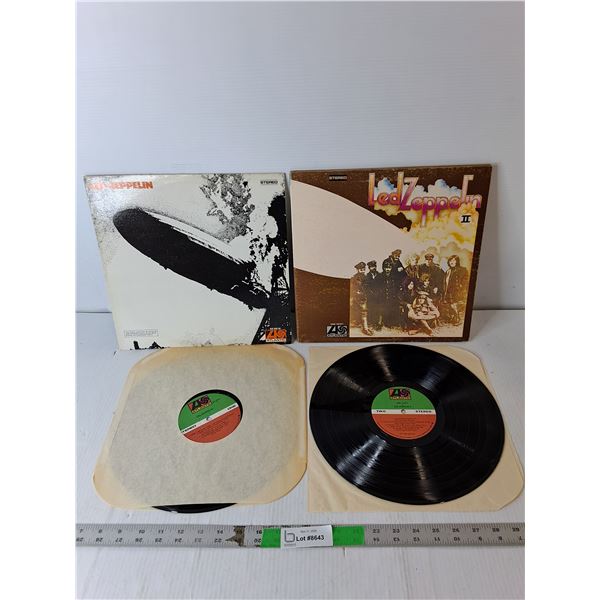(2) Led Zeppelin Records