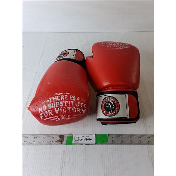 Fighters Inc. 14 Oz. Boxing Gloves- As Is