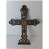 Image 2 : Metal Cross Figurine 18" x 13"