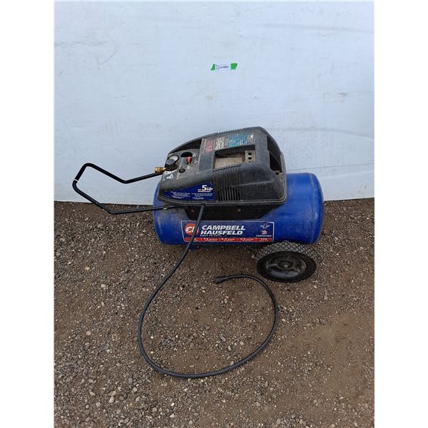 **Campbell Hausfeld 5hp Air Compressor w/ 13 Gallon Tank, Powers On Cannot Ship