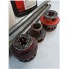 Image 3 : Ridgid Pipe Threader Set, Partial Jug of Thread Cutting Oil, Pail - Pickup Only