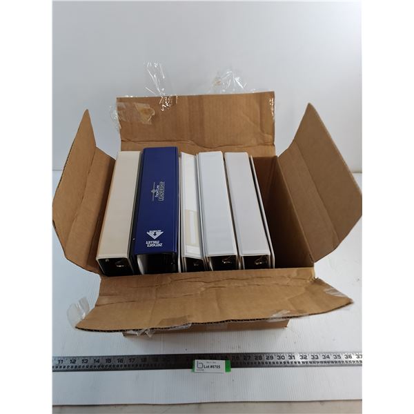 (10) 1.5" - 3" 3-Ring Binders