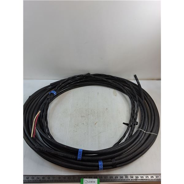(3) Rolls of Electrical Cable (20' of NMW10-10/3, 23' of 3/12 Teck, 47' of 2/12 Teck) - Pickup Only
