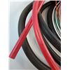 Image 3 : (3) Pieces of HD Hose, Red Insulator Line, Several Rolls of Assorted Electrical Wire - Pickup Only