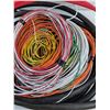 Image 4 : (3) Pieces of HD Hose, Red Insulator Line, Several Rolls of Assorted Electrical Wire - Pickup Only