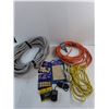 Image 2 : Storage Bin 14x12x20", Outlets, Cords, Bulbs, Nails, Caulking, KN95 Masks, Misc. - Pickup Only
