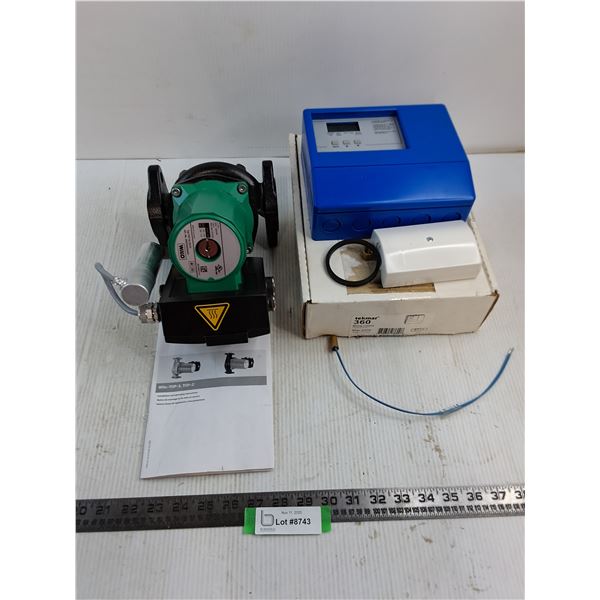 Wilo Circulator Pump, Tekmar 360 Mixing Control - Both Appear New