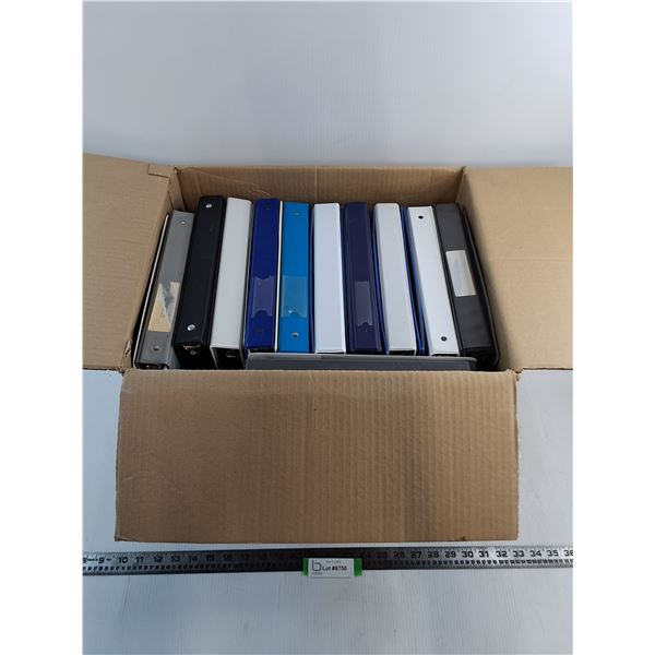 (22) 1.5" 3-Ring Binders