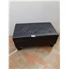 Image 1 : * Faux Leather Ottoman w/Storage 39x23x19" - Pickup Only