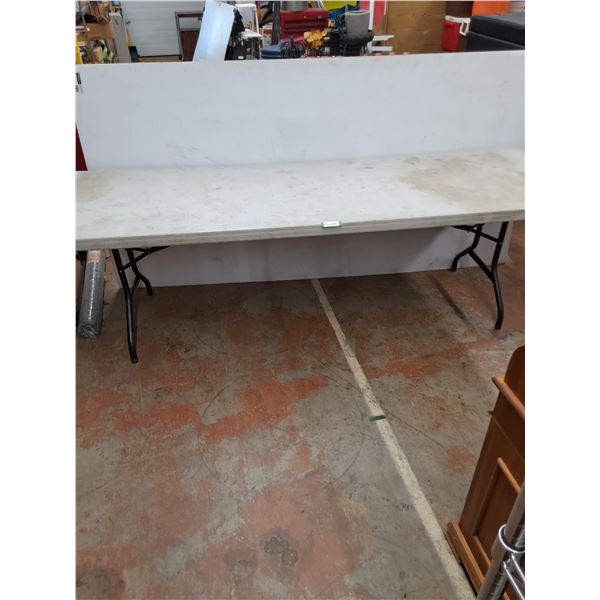 * Folding 8' x 30" x 29" Table - Pickup Only