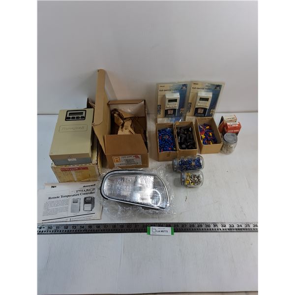 Honeywell T775A Remote Temp Control, Toyota Camry 1992-94 Headlight, Woods Timers, Ass. Electrical