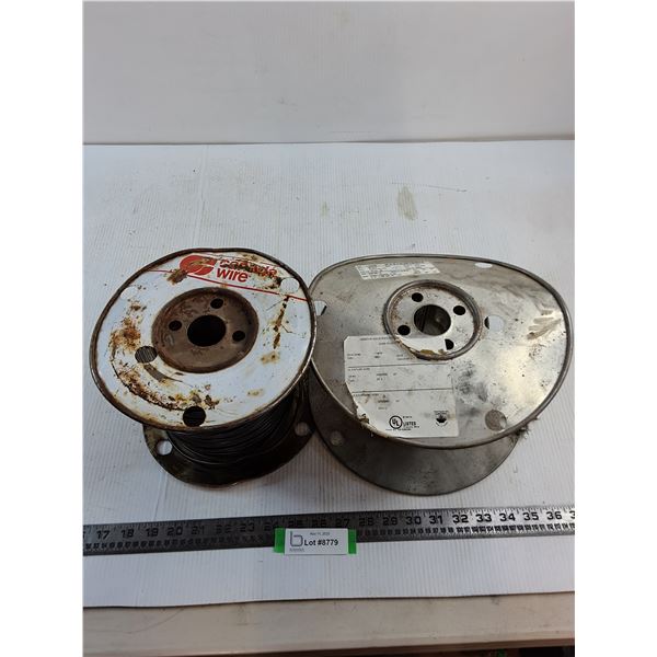 (2) Partial Spools of Electrical Wire