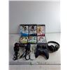Image 1 : Play Station 2 - (6) "Singstar Pop" Games/ (2) Microphones/ Sony Headphones/ (2) Contollers