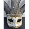 Image 2 : Venetian Jester Half Mask - Made In Italy